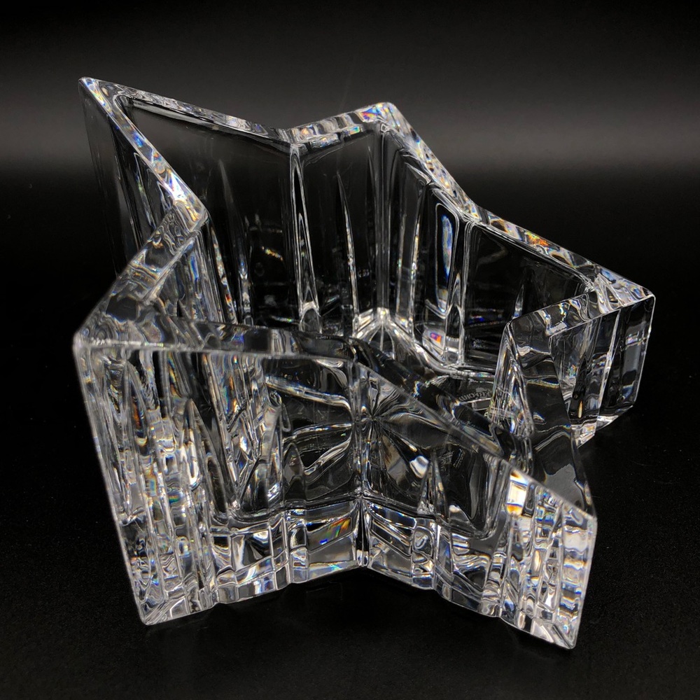 WATERFORD Fine Crystal Star Dish Decoration EUC